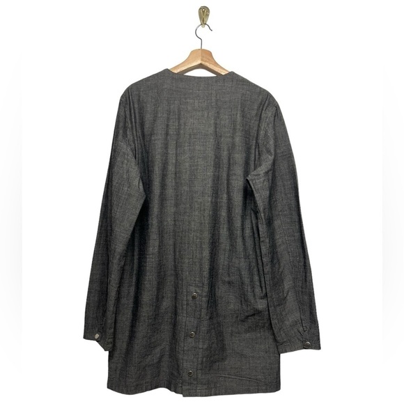 PROFOUND AESTHETIC Button-Down Coat Gray L - Picture 11 of 13